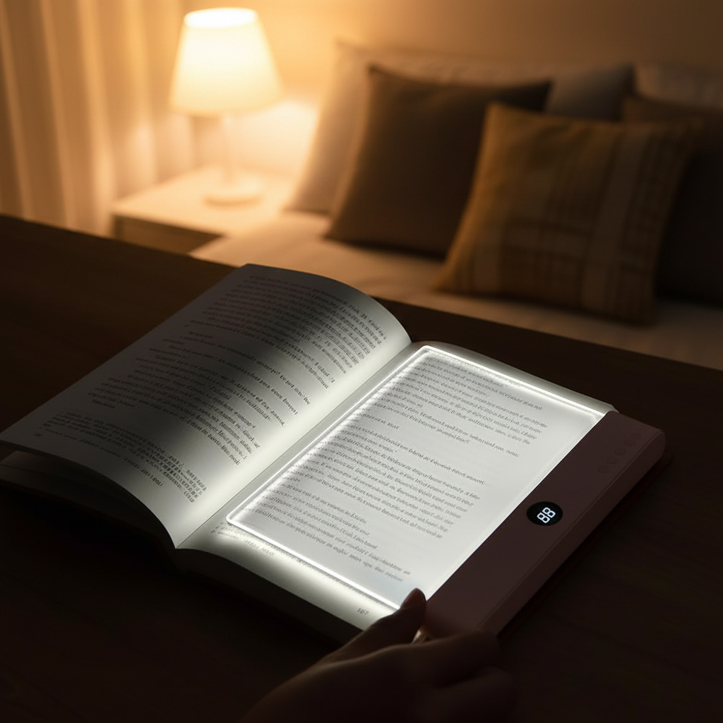 LED Book Light - Bedroom Background